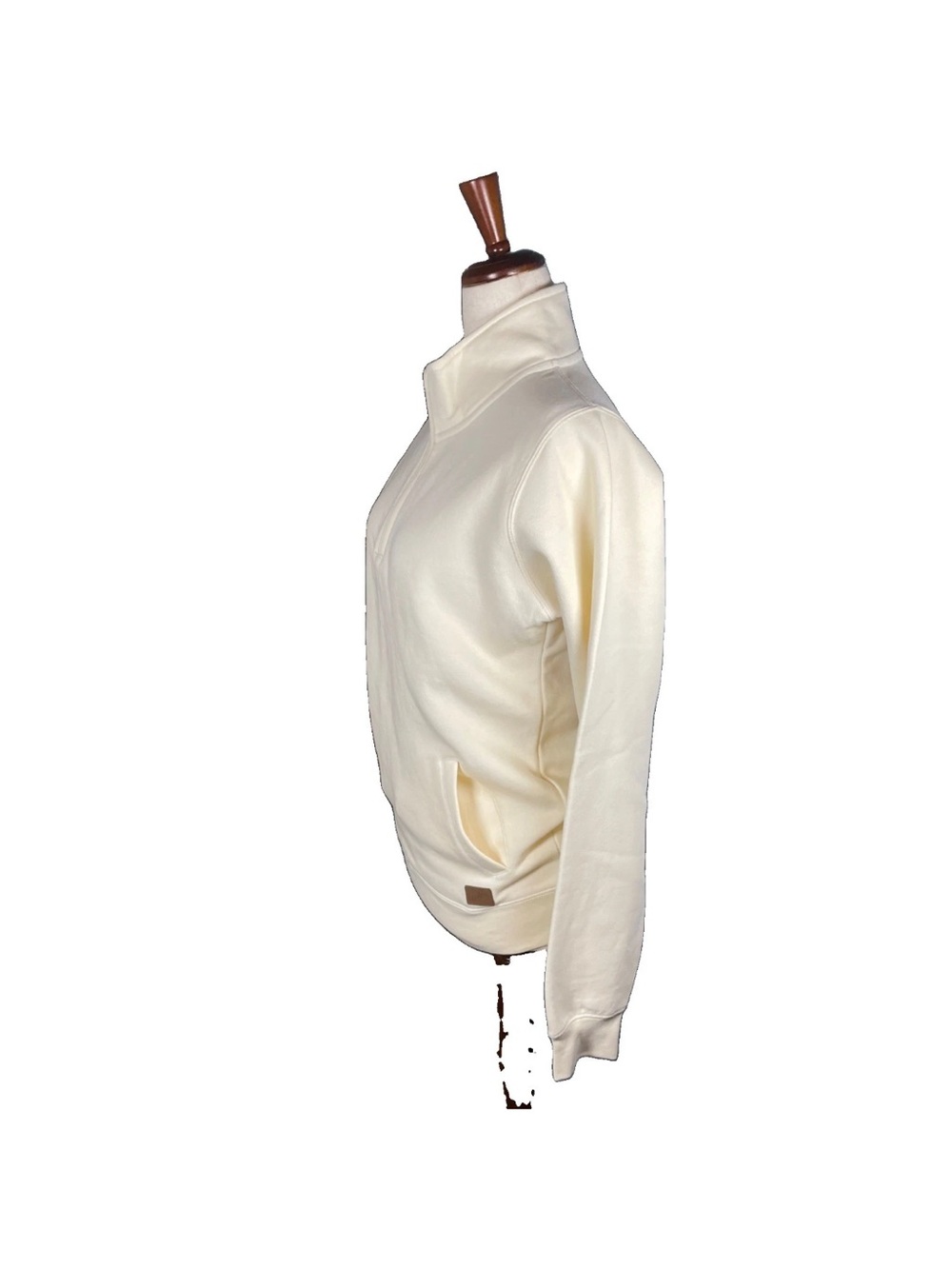 Landway Heritage Fleece 1/4 Zip Pullover Women's Size Large Outdoor New Cream - Picture 2 of 7
